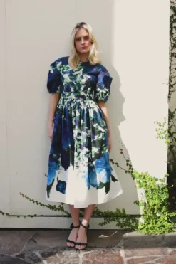 A Line Midi Dress