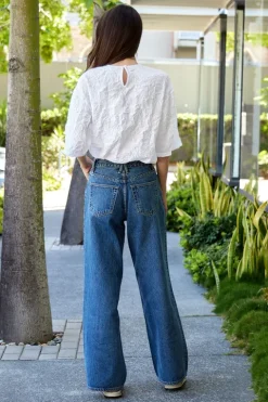 Abby Mid Rise Wide Jean