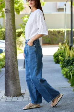 Abby Mid Rise Wide Jean