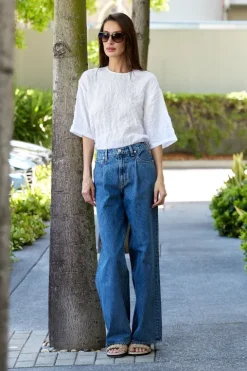 Abby Mid Rise Wide Jean