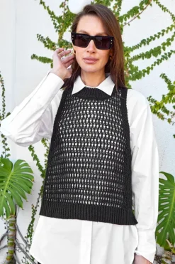 Abierta Knit Tank