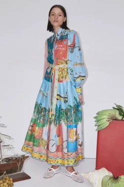 All Aboard Shirtdress