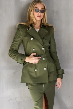 Angelique Dickey Trench Coat