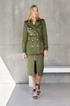 Angelique Dickey Trench Coat