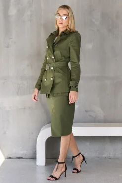 Angelique Dickey Trench Coat