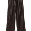 Baggy Leather Trouser