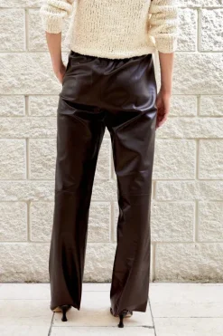 Baggy Leather Trouser