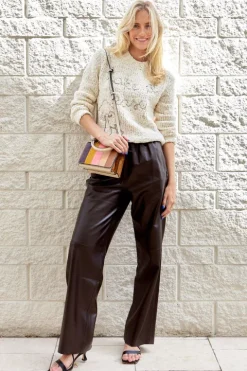 Baggy Leather Trouser