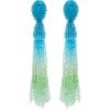 Beaded Ombre Tassel Earring