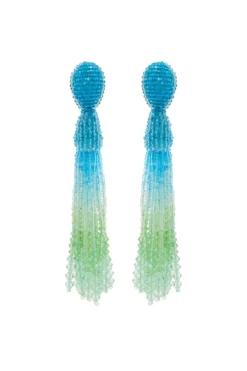 Beaded Ombre Tassel Earring