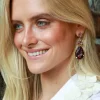 Bold Crystal Teardrop Crystal Earring