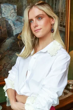 Bold Crystal Teardrop Crystal Earring