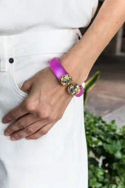 Bonbon Lucite Hinge Bracelet