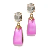 Bonbon Teardrop Hoop Earring