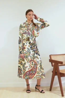 Botanical Midi Skirt