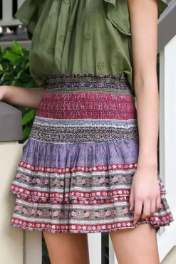 Brooke Smocked Mini Skirt - FINAL SALE