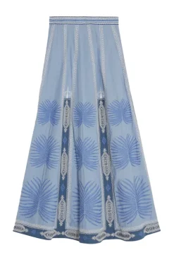 Camille Chios Embroidery Skirt