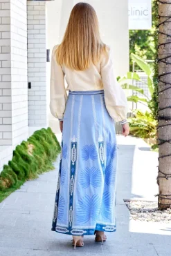 Camille Chios Embroidery Skirt