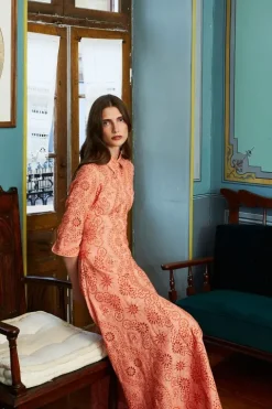 Cara Midi Lace Dress