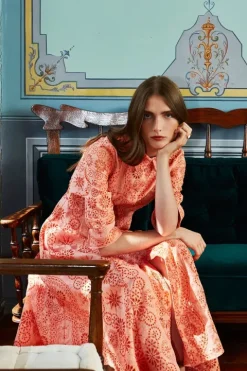 Cara Midi Lace Dress