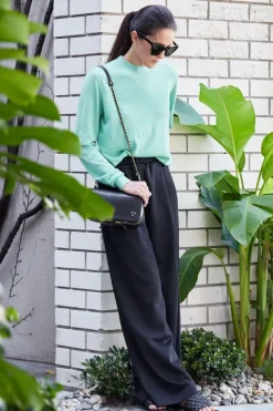 Cashmere Mockneck Easy Sweater