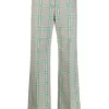 Check Wide Leg Trouser - FINAL SALE