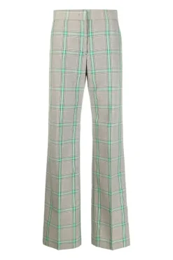 Check Wide Leg Trouser - FINAL SALE