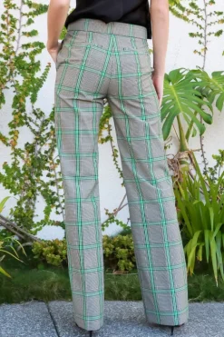 Check Wide Leg Trouser - FINAL SALE
