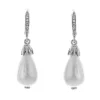 Classic Pearl Pave Small Drop Earrings