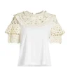 Cleo Crochet T Shirt - FINAL SALE