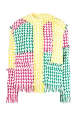 Colourblock Tweed Jacket - FINAL SALE