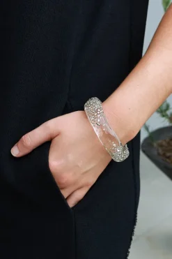 Confetti Crystal Hinge Bracelet