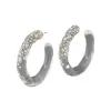 Confetti Crystal Hoop Earring