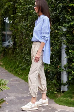 Crispy Nylon Wilt Pull On Jogger