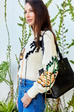 Cropped Knitted Jumper - FINAL SALE