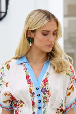 Crown Daisy Earrings