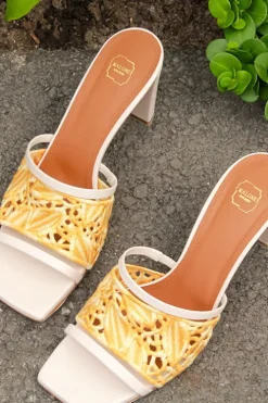 Demi 70 Macrame Heel - FINAL SALE