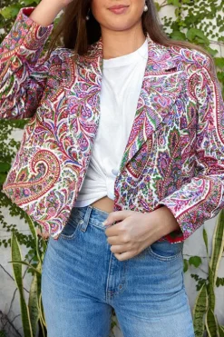 Demi Paisley Blazer - FINAL SALE