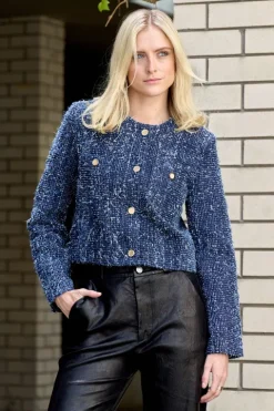 Denim Boucle Jacket