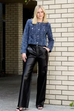 Denim Boucle Jacket