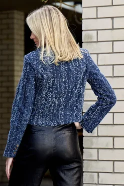Denim Boucle Jacket