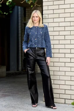 Denim Boucle Jacket