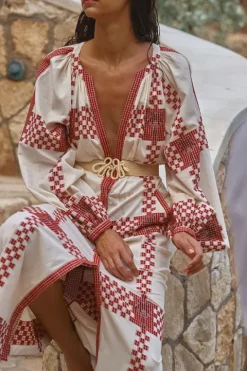 Diosa Geometric Tunic Dress