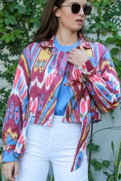 Domino Ikat Jacket - FINAL SALE