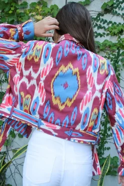 Domino Ikat Jacket - FINAL SALE