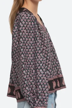 Donna Print L/SLV Top - FINAL SALE