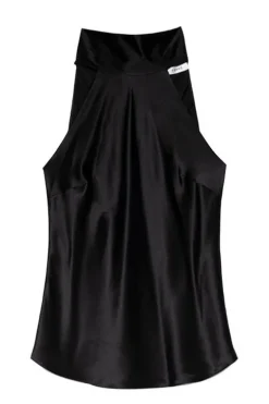 Draped Halter Neck Top - FINAL SALE