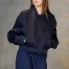 Eco Nylon Cropped Bomber