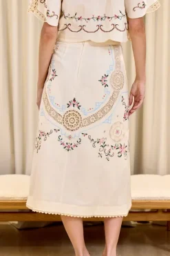 Edwina Embroidery Skirt