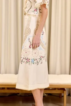 Edwina Embroidery Skirt